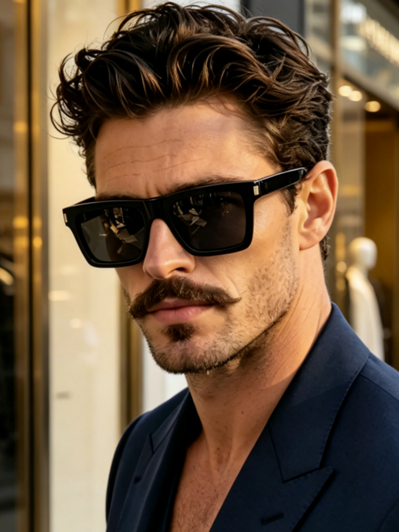 Men'S Accessories Go Outdoors - Fashionable Rectangle Frame Men's Glasses for