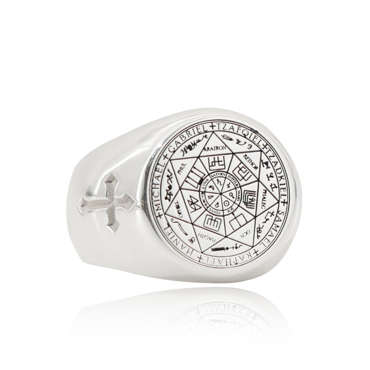 Signet Ring Men - 20mm Solid Signet Ring 925 Silverl