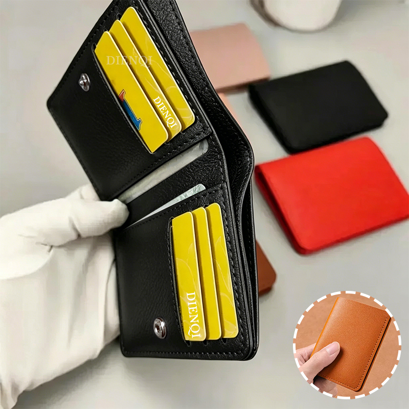 Card Case Minimalist - Men's Small Wallet Money Clip Minimalist