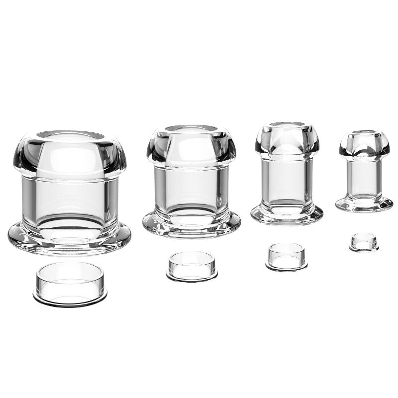 Men'S Vegan Accessories - BDSM Hollow Anal Plug With Stopper