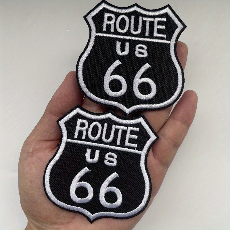 Route 66 Embroidery Patch - 2  – Men'S Accessories Premium recenzja i cena