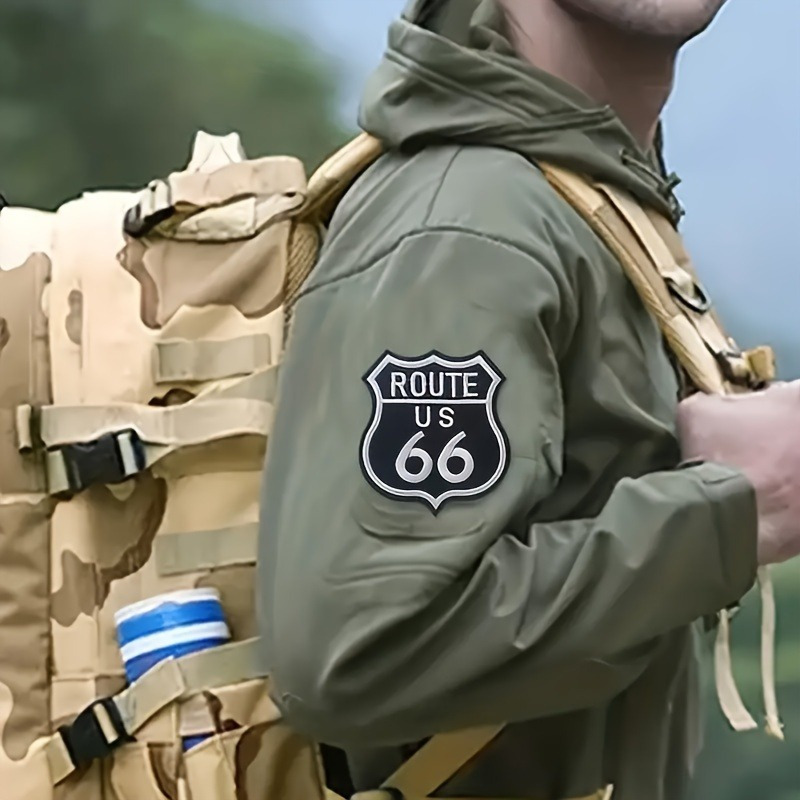 Route 66 Embroidery Patch - 2  – Men'S Accessories Premium recenzja i cena