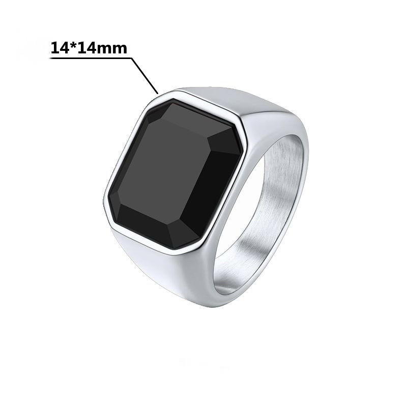 Man Ring Black Carnelian Signe – Signet Ring Men recenzja i cena