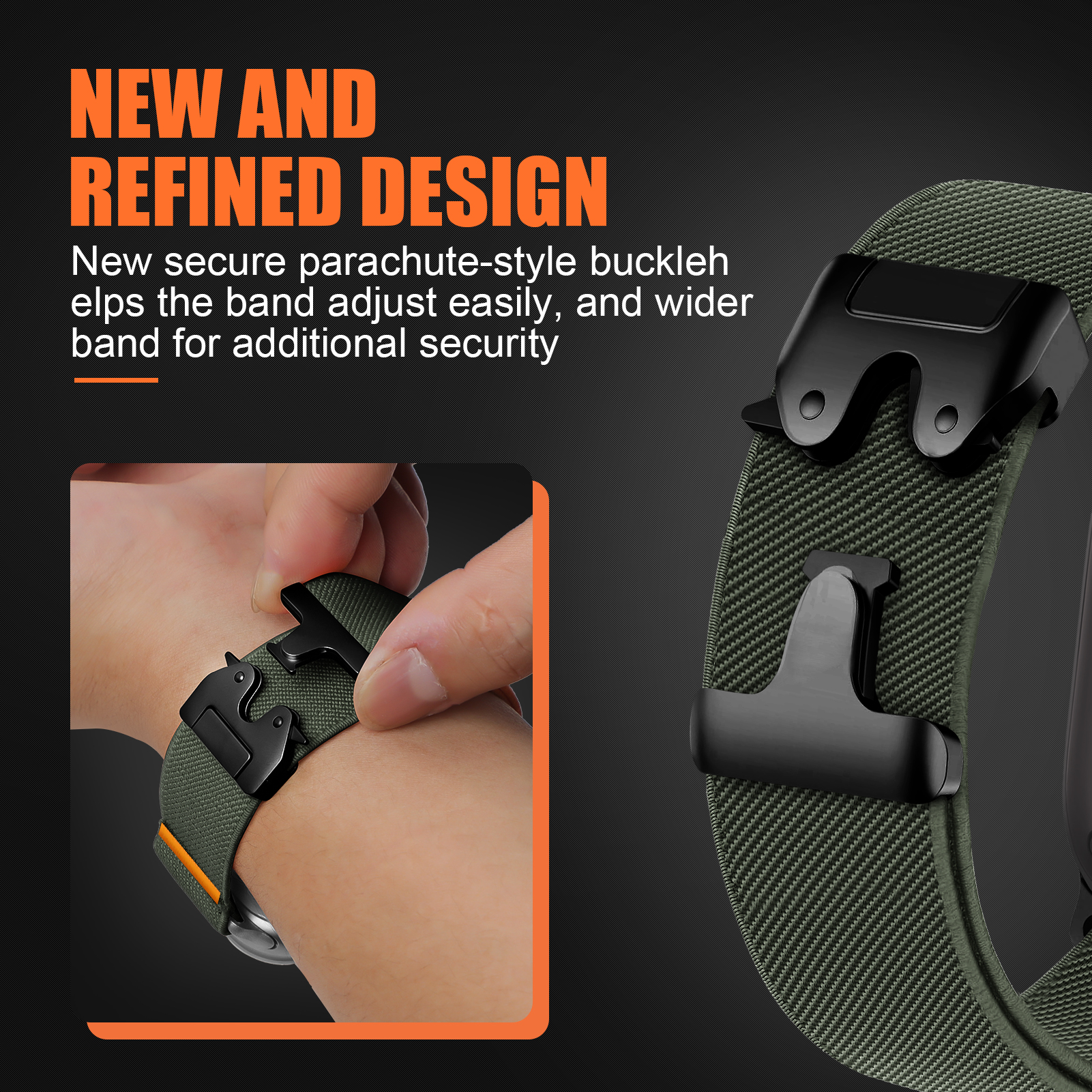 Nylon Parachute Strap For Appl – Men Accessories Website recenzja i cena