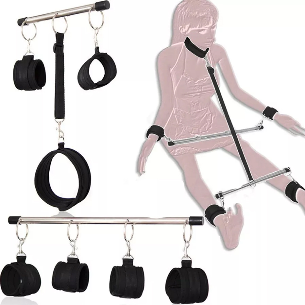 Metal Open Leg Bar Handcuffs A – Men'S Vegan Accessories recenzja i cena