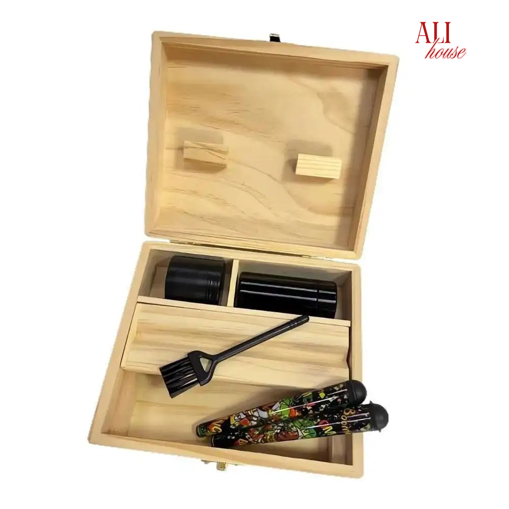 Wood Stash Box With Rolling Tr – Men'S Accessories Organizer Tray recenzja i cena