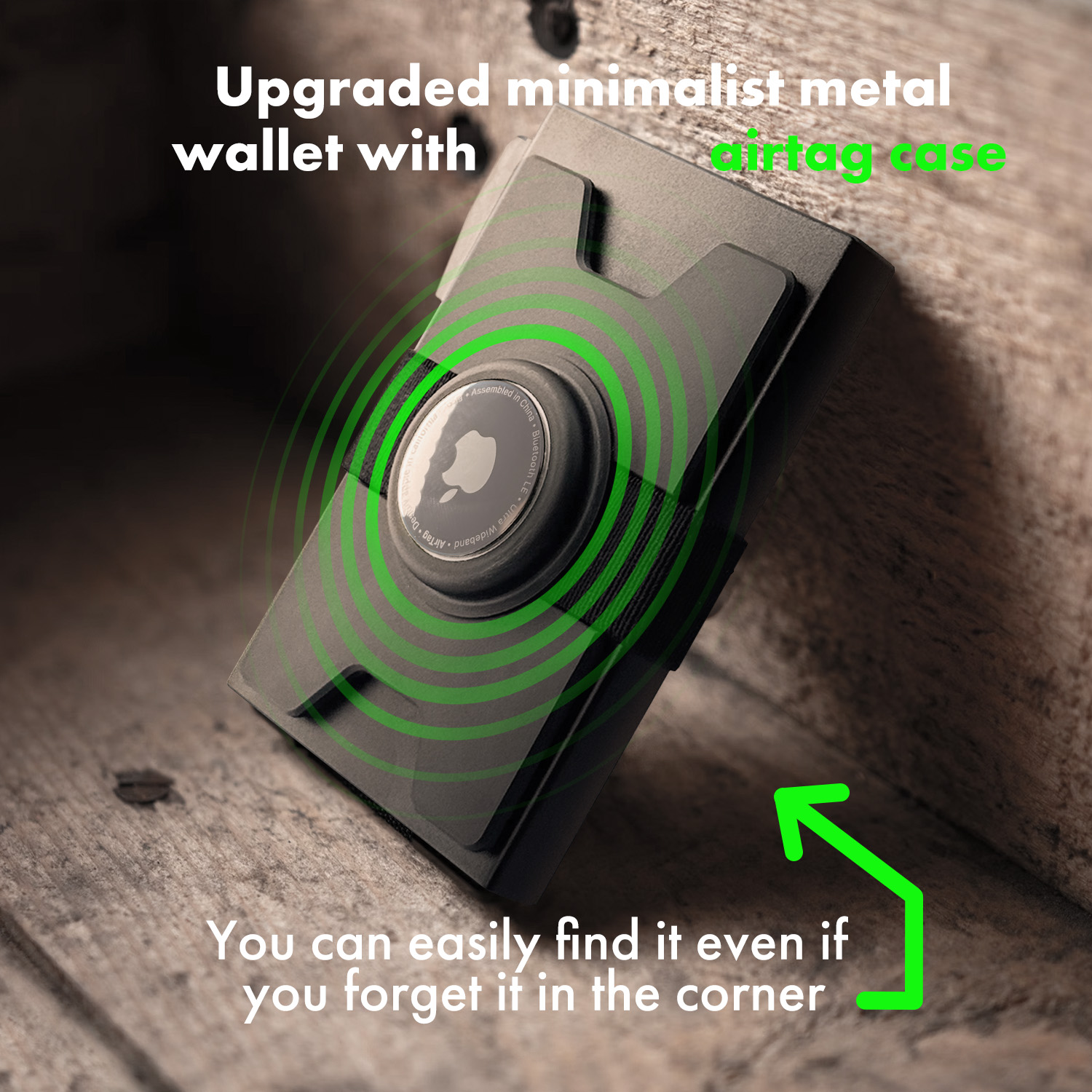 Smart Metal AirTag Wallet for  – Card Case Minimalist recenzja i cena