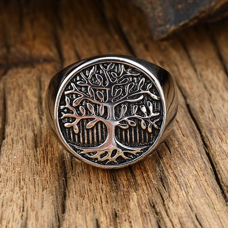 Classic Tree of Lift Signet Ri – Signet Ring Men recenzja i cena