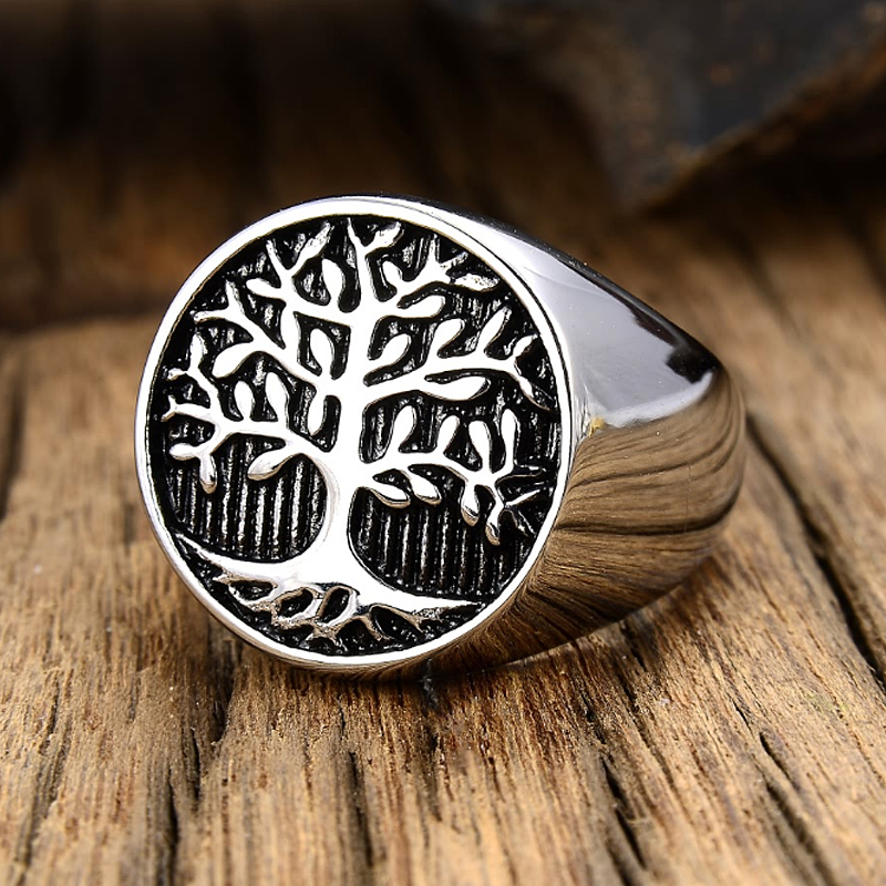 Classic Tree of Lift Signet Ri – Signet Ring Men recenzja i cena