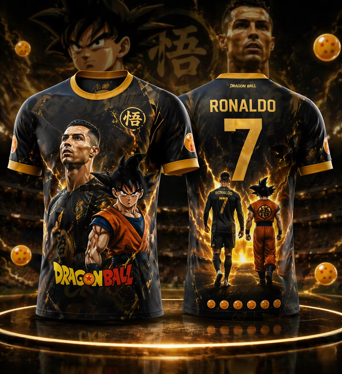 Dragon Ball Ronaldo Oversized  – Men Accessories Unique recenzja i cena