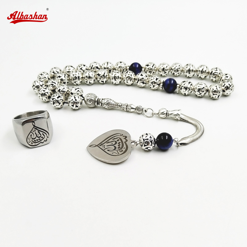 Tasbih set Metal beads blue ti – Men Accessories Hk recenzja i cena
