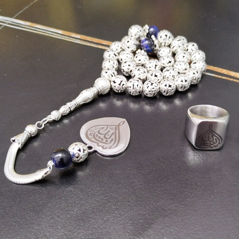 Tasbih set Metal beads blue ti – Men Accessories Hk recenzja i cena