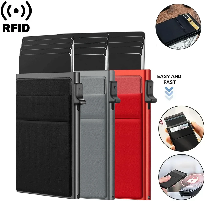 Rfid Credit Card Holder Men Th – Card Case Minimalist recenzja i cena