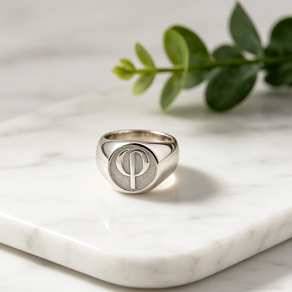 15mm Customized Signet Men Rin – Signet Ring Men recenzja i cena