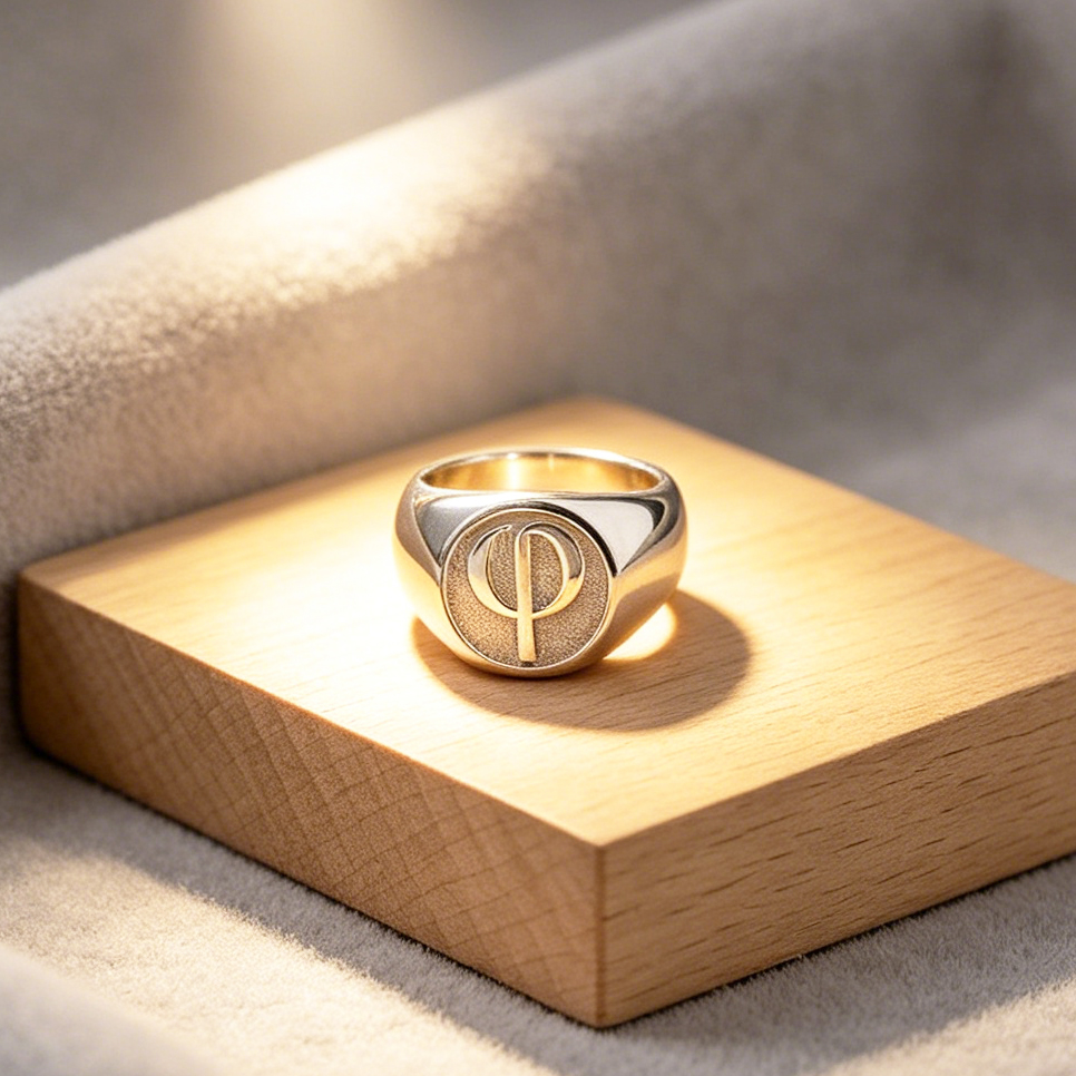 15mm Customized Signet Men Rin – Signet Ring Men recenzja i cena
