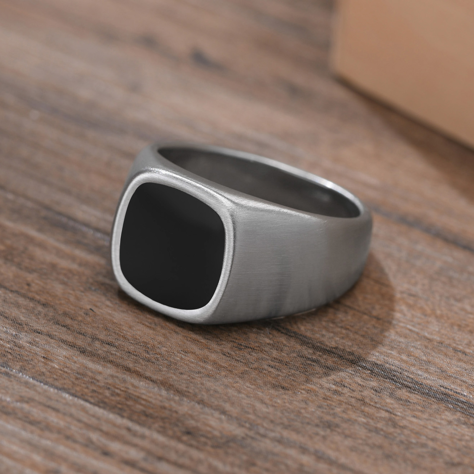 Men Stainless Steel Signet Rin – Signet Ring Men recenzja i cena