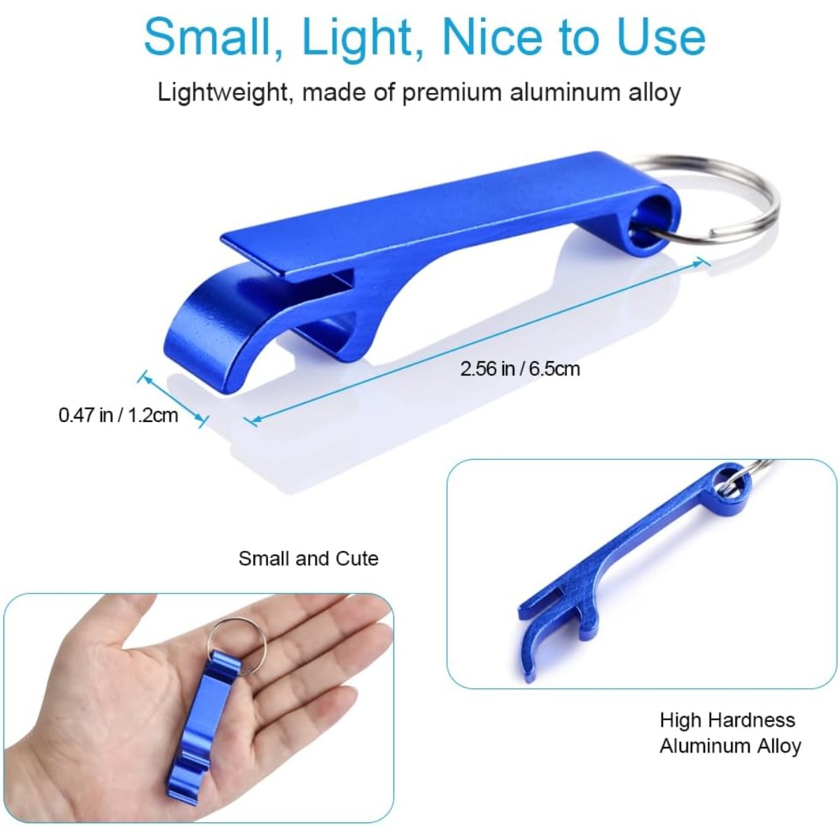 6 Pieces Colorful Metal Keycha – Men'S Accessories Go Outdoors recenzja i cena