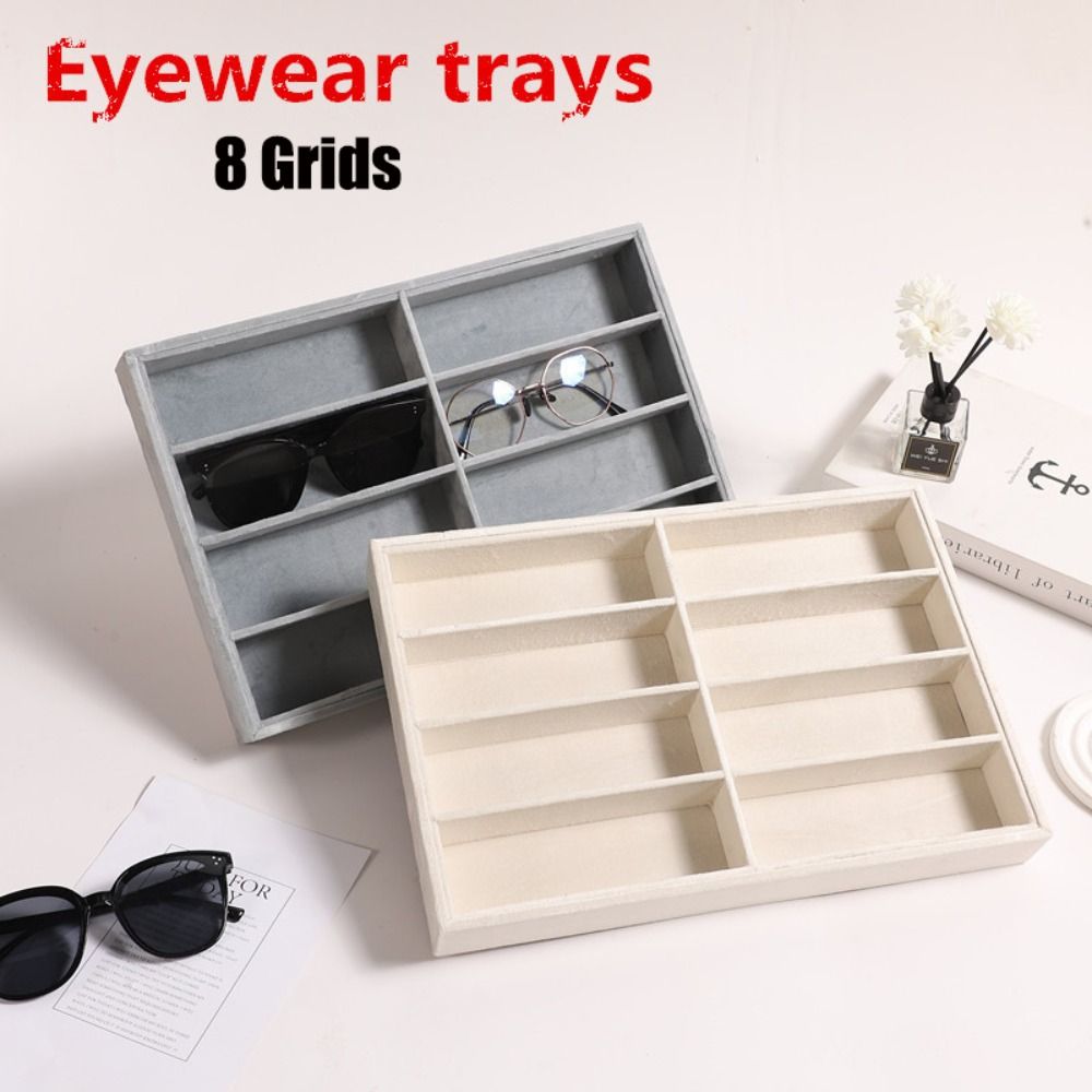 Beige Grey Sunglass Organizer  – Men'S Accessories Organizer Tray recenzja i cena