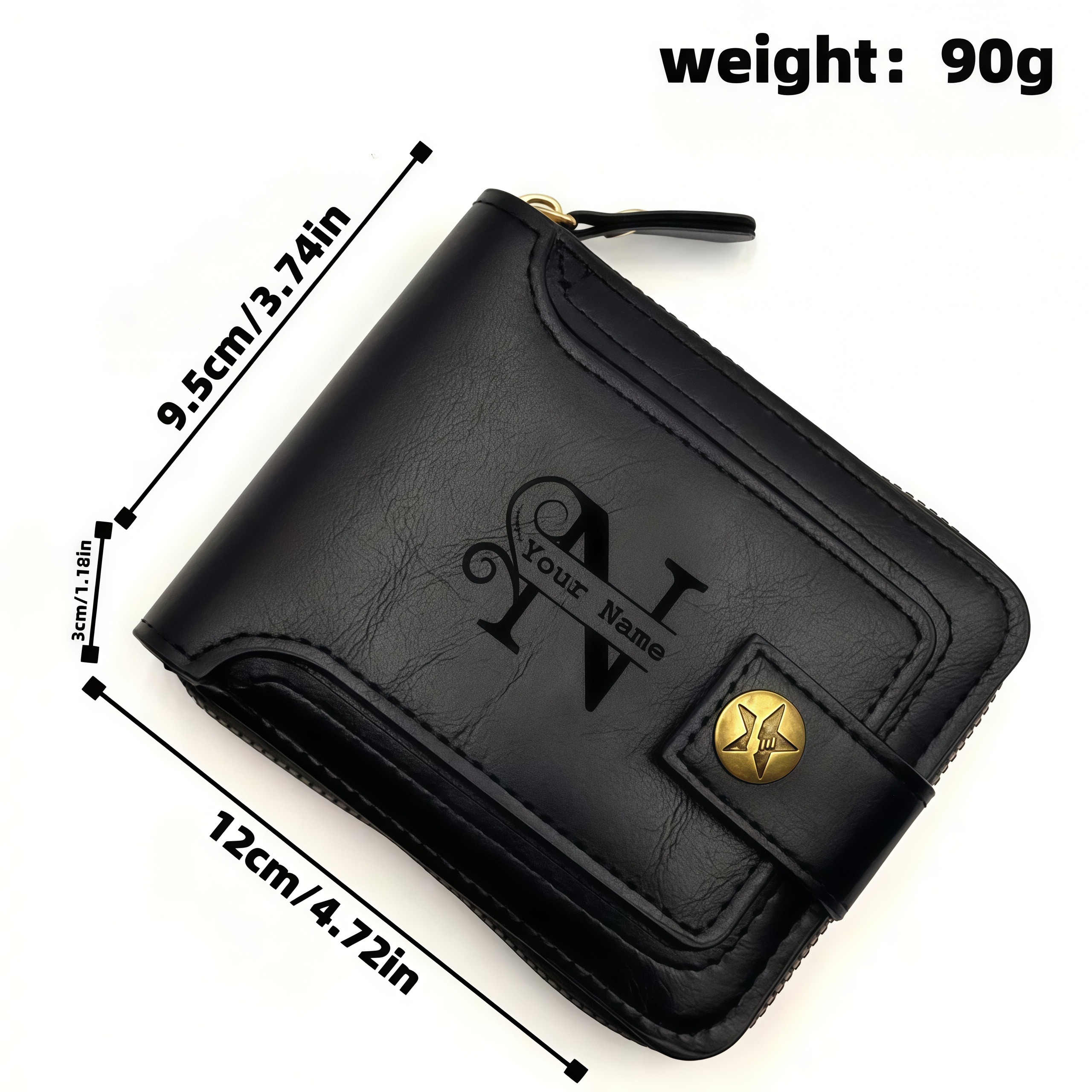Men's Custom Wallet - Personal – Card Case Minimalist recenzja i cena