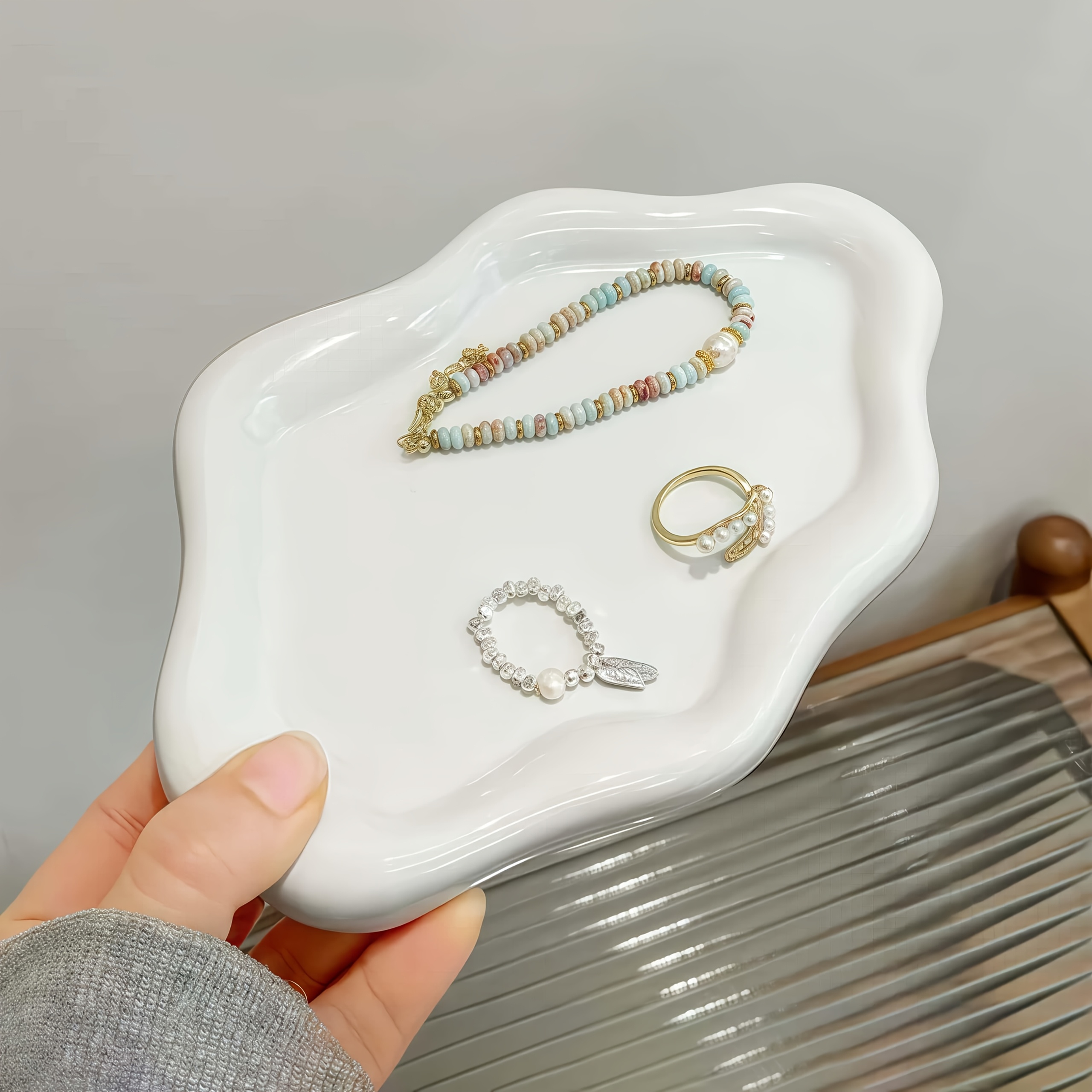1 Large Jewelry Tray - Elegant – Men'S Accessories Organizer Tray recenzja i cena