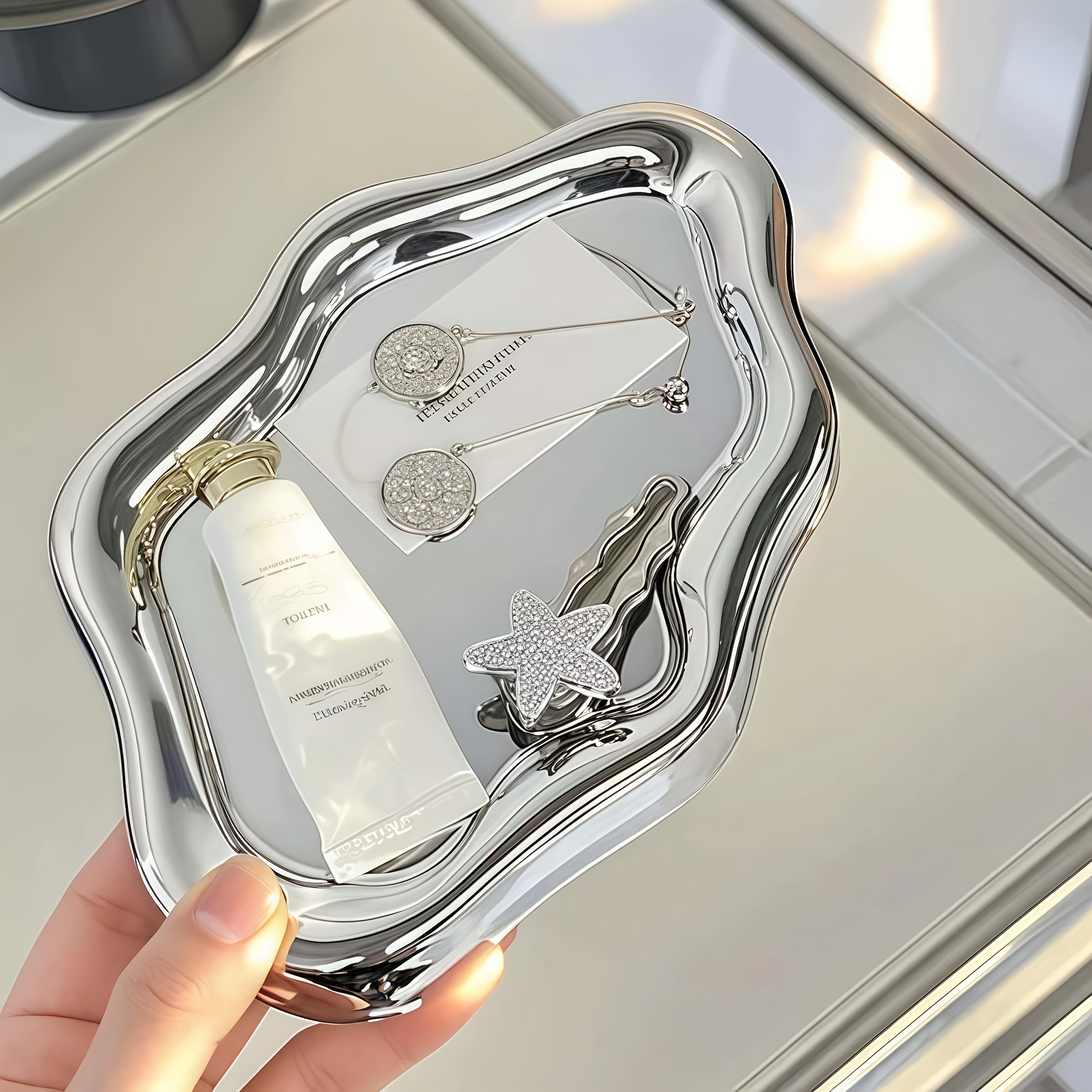 1 Large Jewelry Tray - Elegant – Men'S Accessories Organizer Tray recenzja i cena