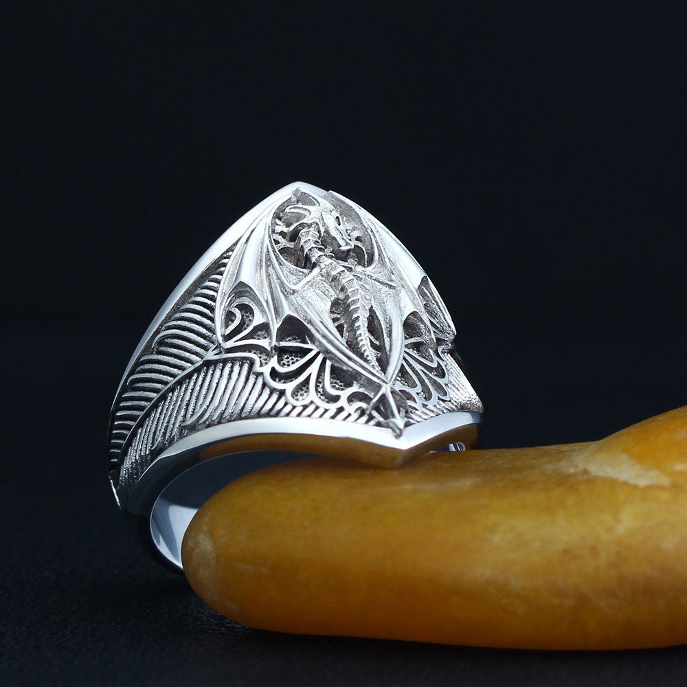 Flying Dragon Signet Vinking D – Signet Ring Men recenzja i cena