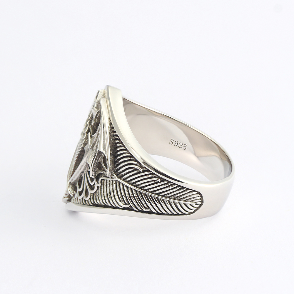Flying Dragon Signet Vinking D – Signet Ring Men recenzja i cena