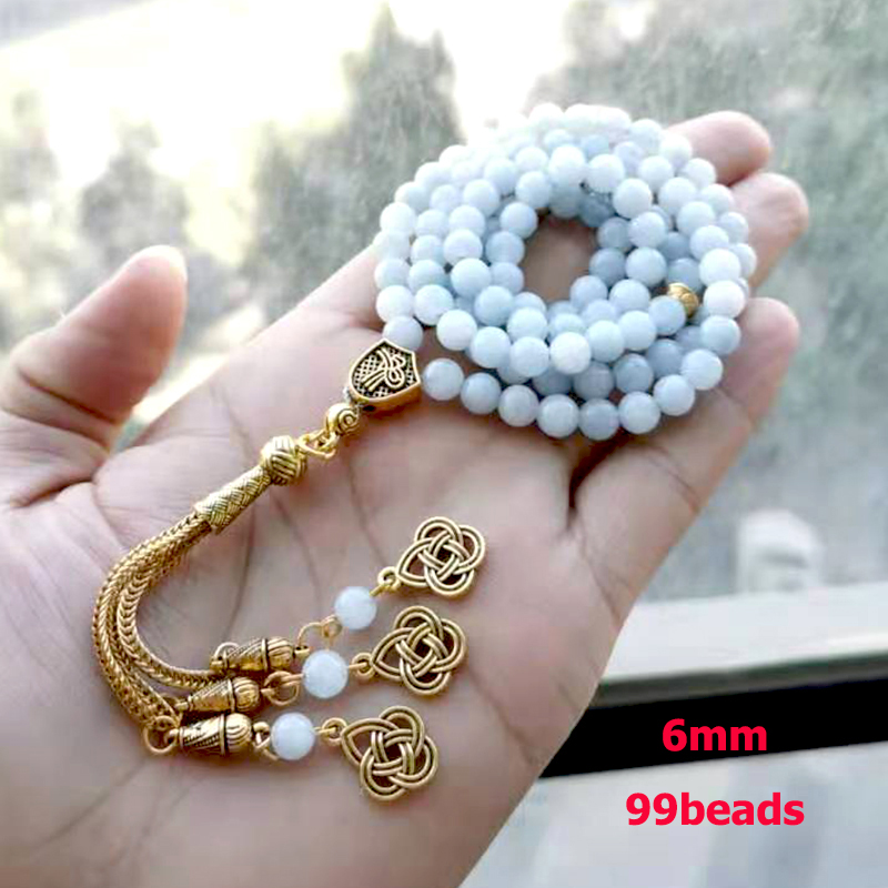 Tasbih Natural Aquamarines Sto – Men Accessories Hk recenzja i cena