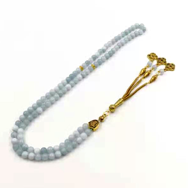 Tasbih Natural Aquamarines Sto – Men Accessories Hk recenzja i cena