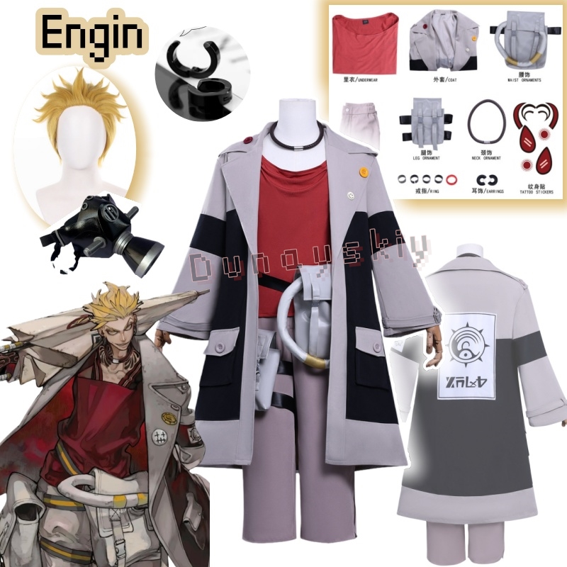 Anime Gachiakuta Enji Cosplay  – Men Accessories Hk recenzja i cena