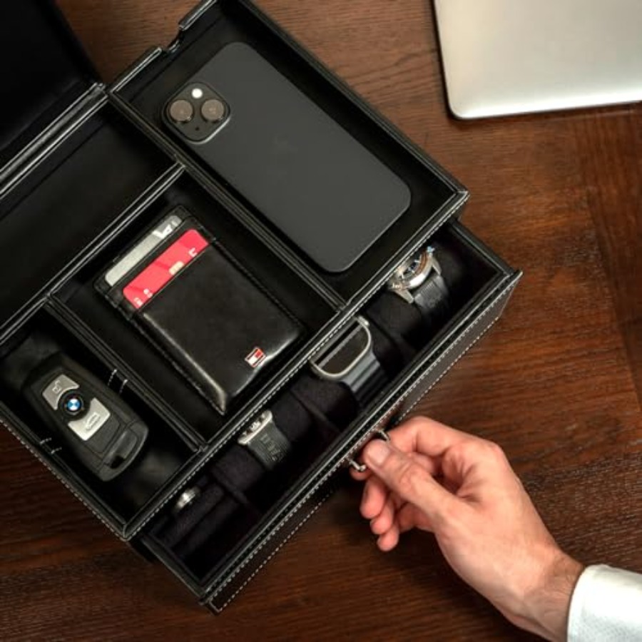 Mens Jewelry Box Organizer and – Men'S Accessories Organizer Tray recenzja i cena