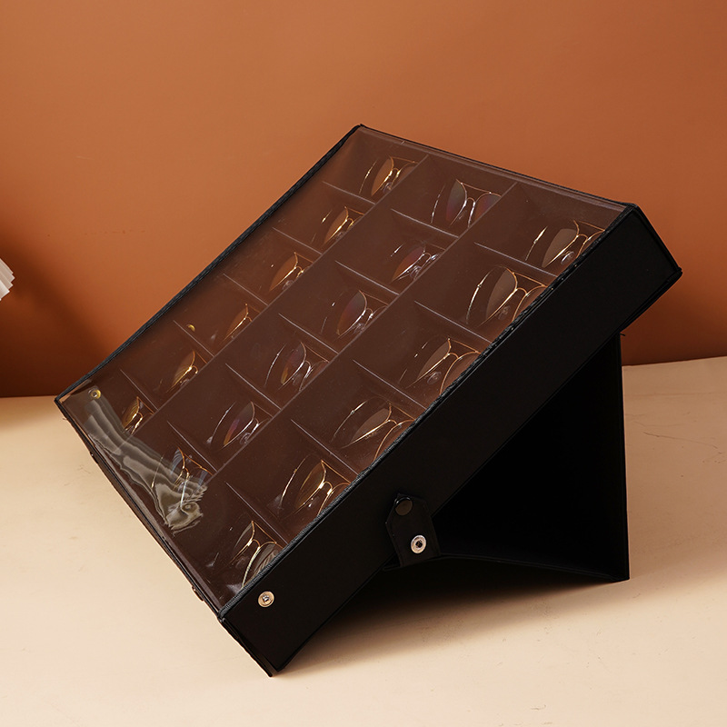 18 Slots /Grid Glasses Storage – Men'S Accessories Organizer Tray recenzja i cena