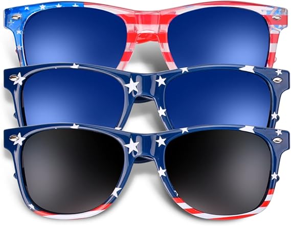 3 Pairs American Flag Sunglass – Men Accessories Hk recenzja i cena