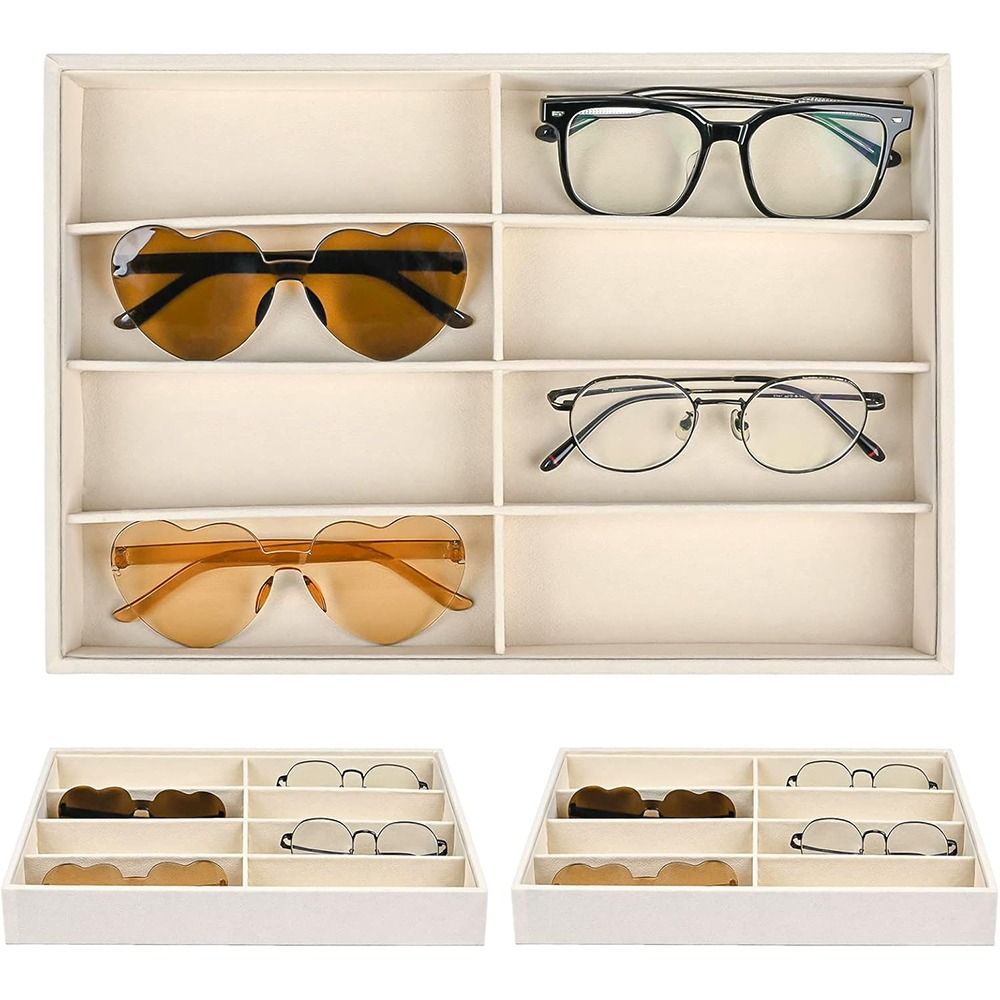 Beige Grey Sunglass Organizer  – Men'S Accessories Organizer Tray recenzja i cena