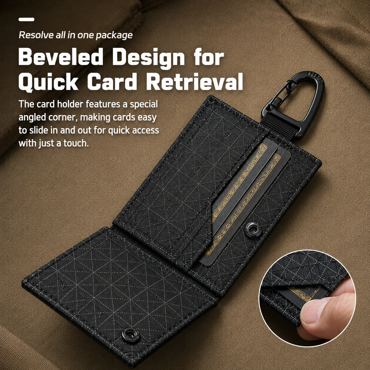 Lightweight Trifold Wallet wit – Card Case Minimalist recenzja i cena