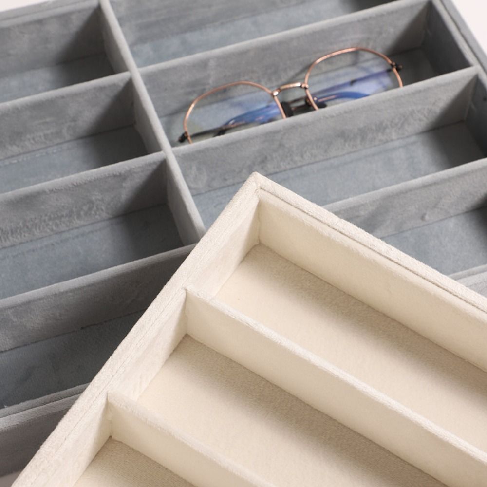 Beige Grey Sunglass Organizer  – Men'S Accessories Organizer Tray recenzja i cena