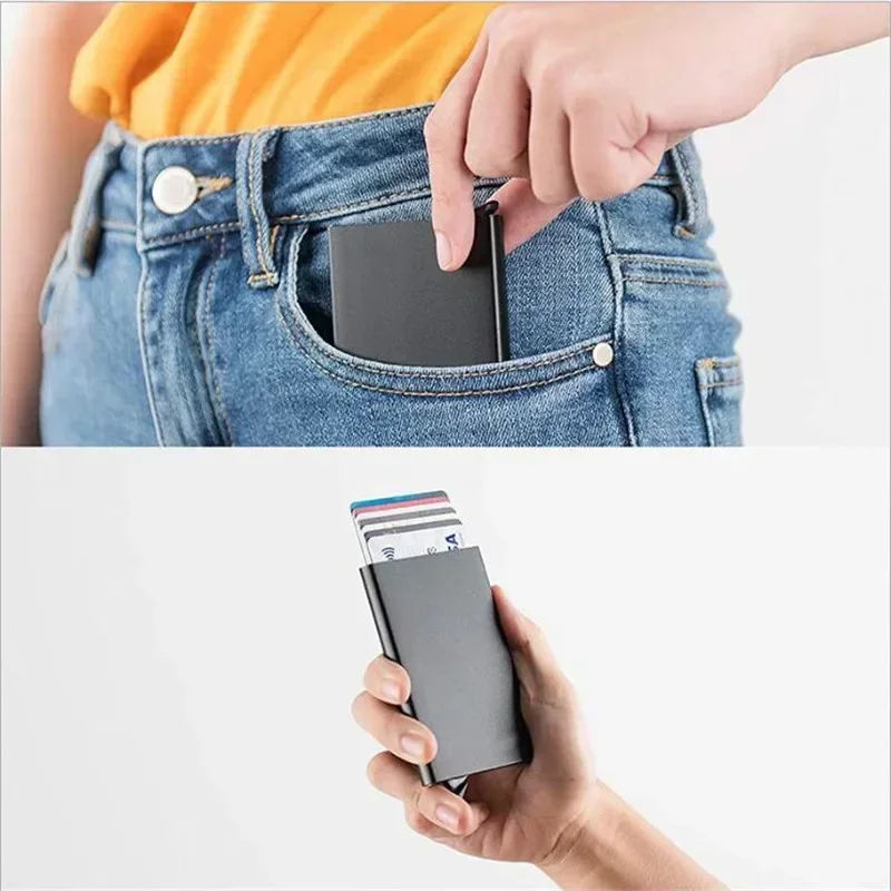 ANTI Rfid Blocking ID Bank Met – Card Case Minimalist recenzja i cena