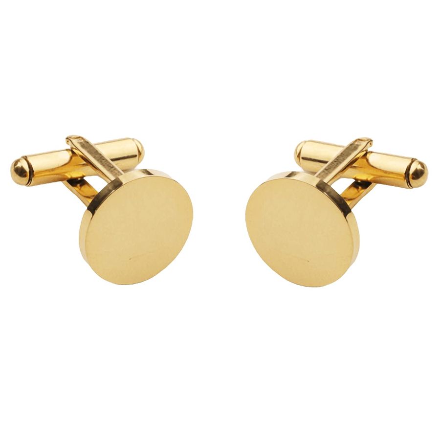 Blank Cufflink Classic Stainle – Men Accessories Unique recenzja i cena