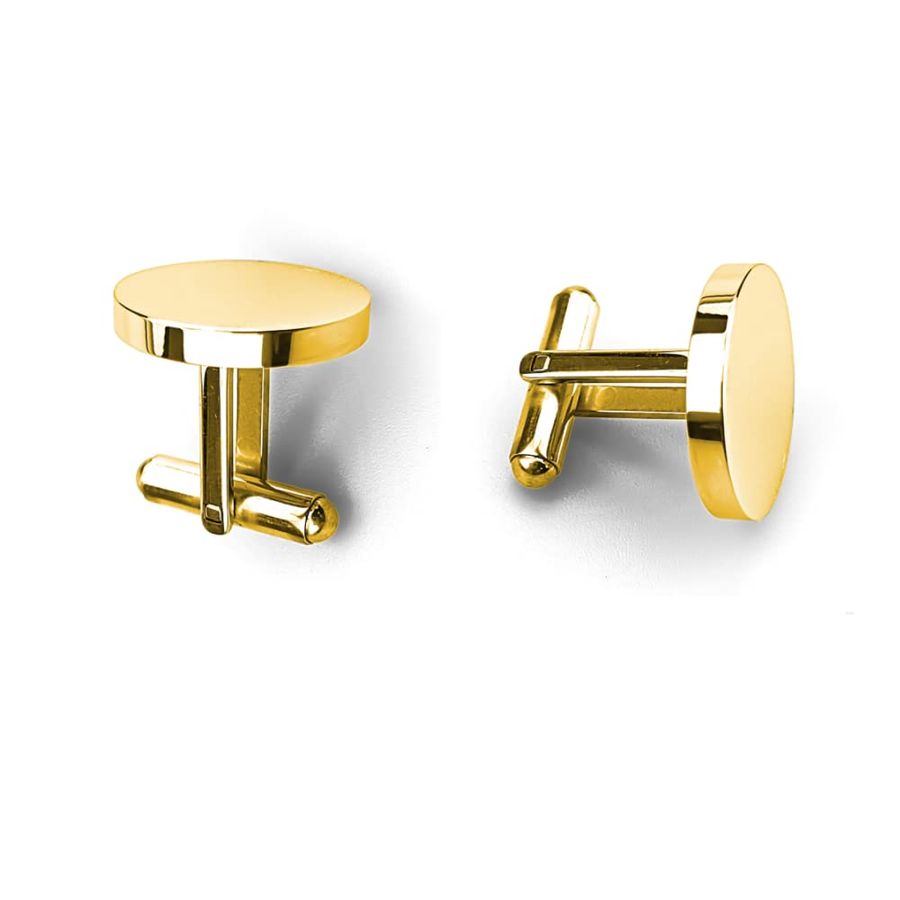 Blank Cufflink Classic Stainle – Men Accessories Unique recenzja i cena
