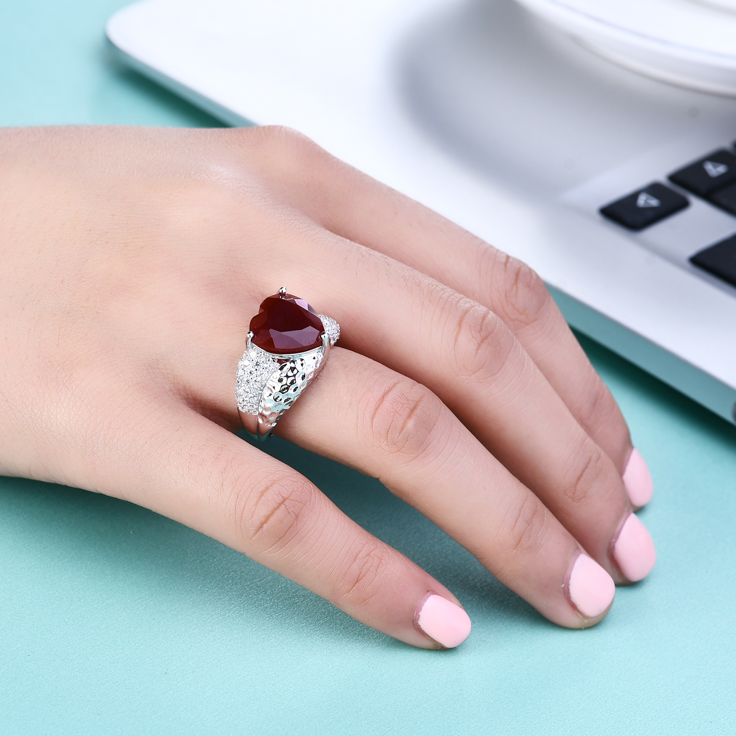 GEM'S BALLET 925 Sterling Silv – Signet Ring Men recenzja i cena