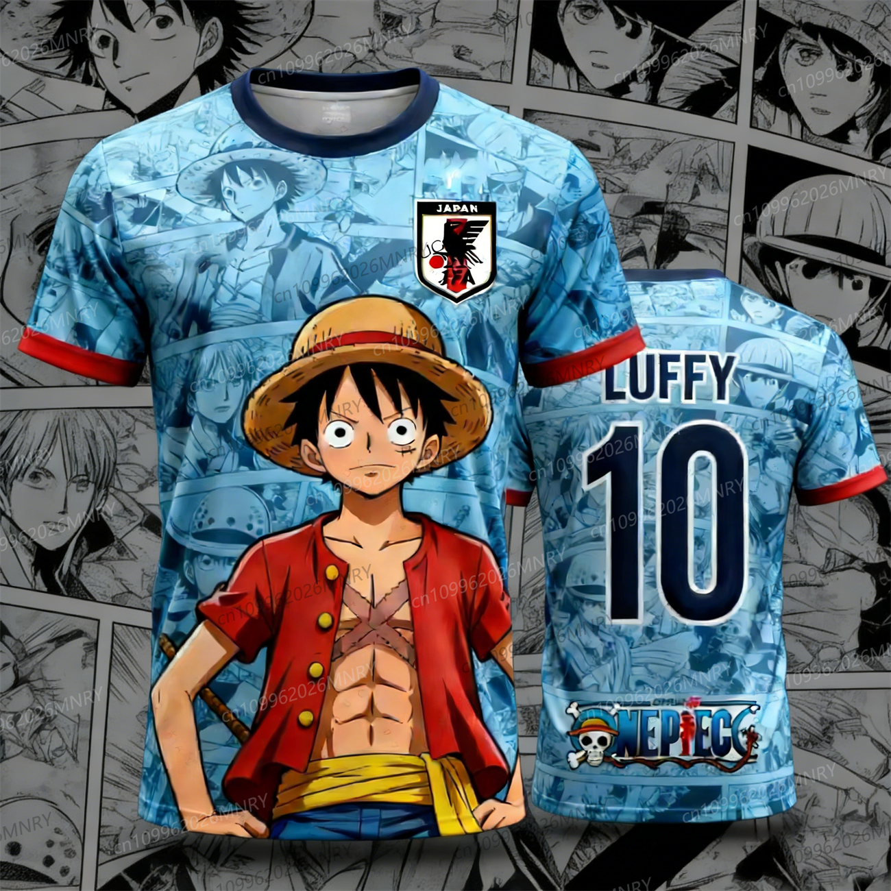 Japan One Piece Luffy T-shirt  – Men Accessories Unique recenzja i cena
