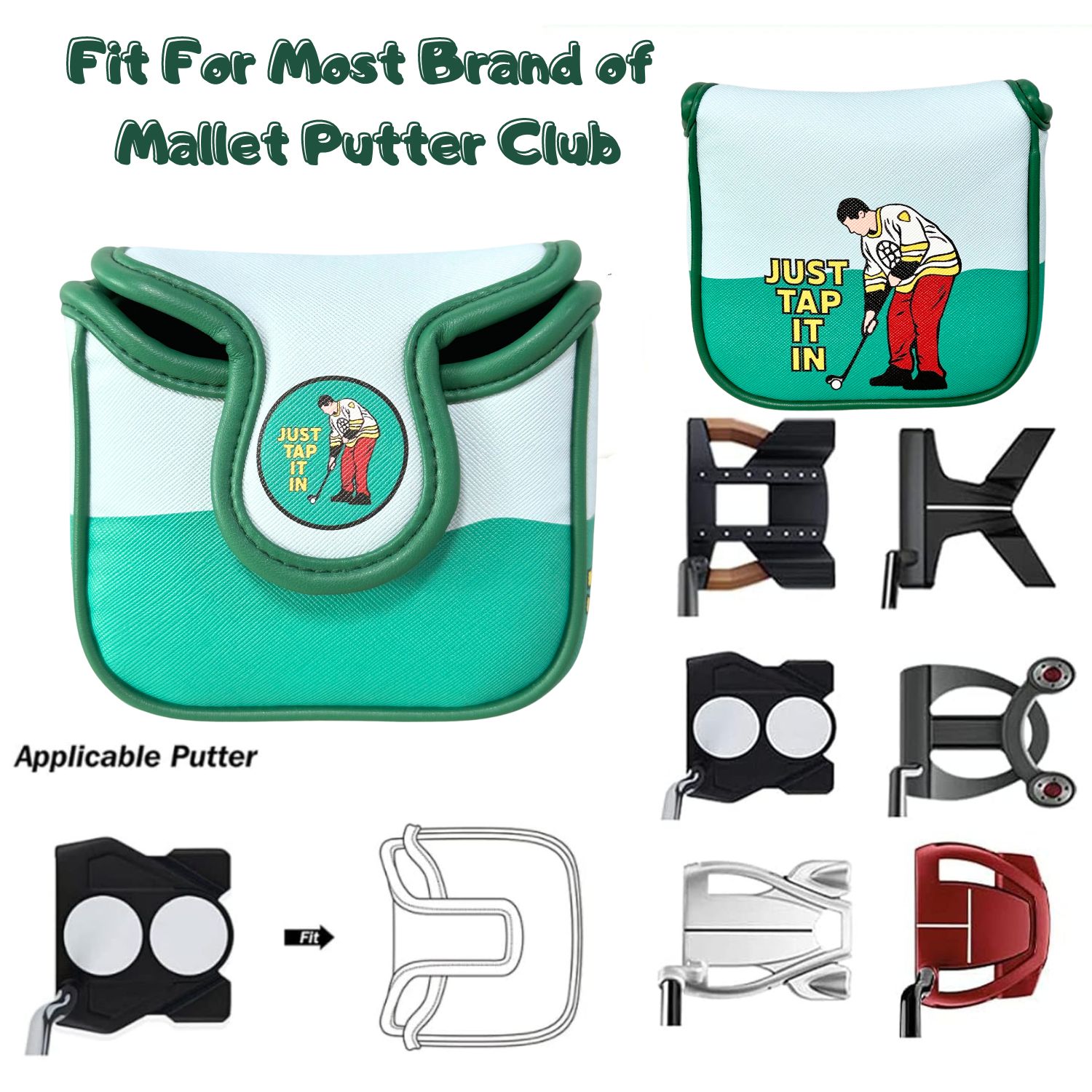 Funny PU Leather Golf Putter C – Men'S Accessories Premium recenzja i cena