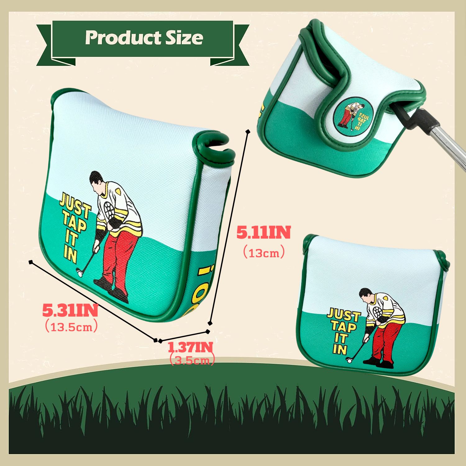 Funny PU Leather Golf Putter C – Men'S Accessories Premium recenzja i cena