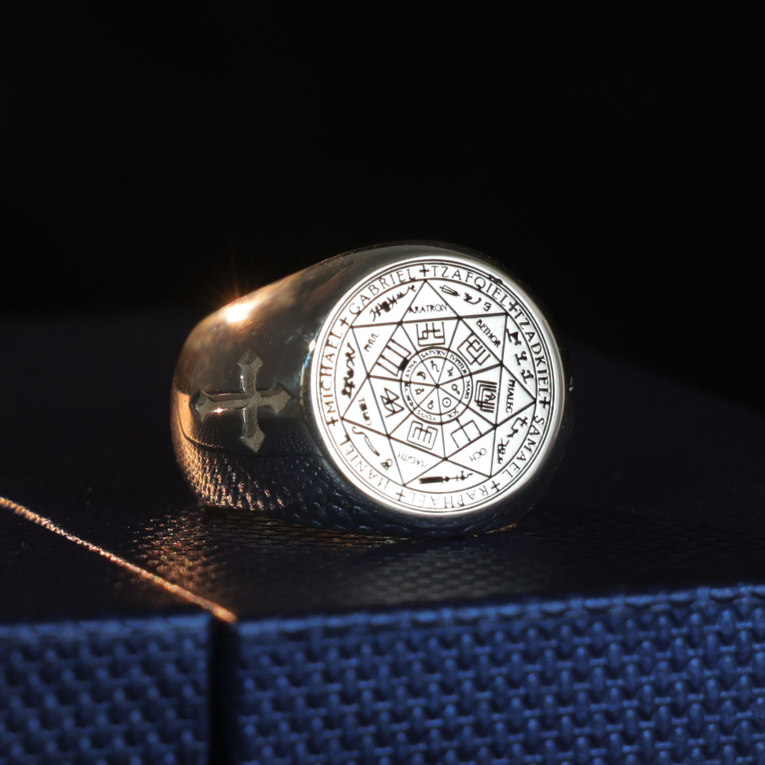 20mm Solid Signet Ring 925 Sil – Signet Ring Men recenzja i cena