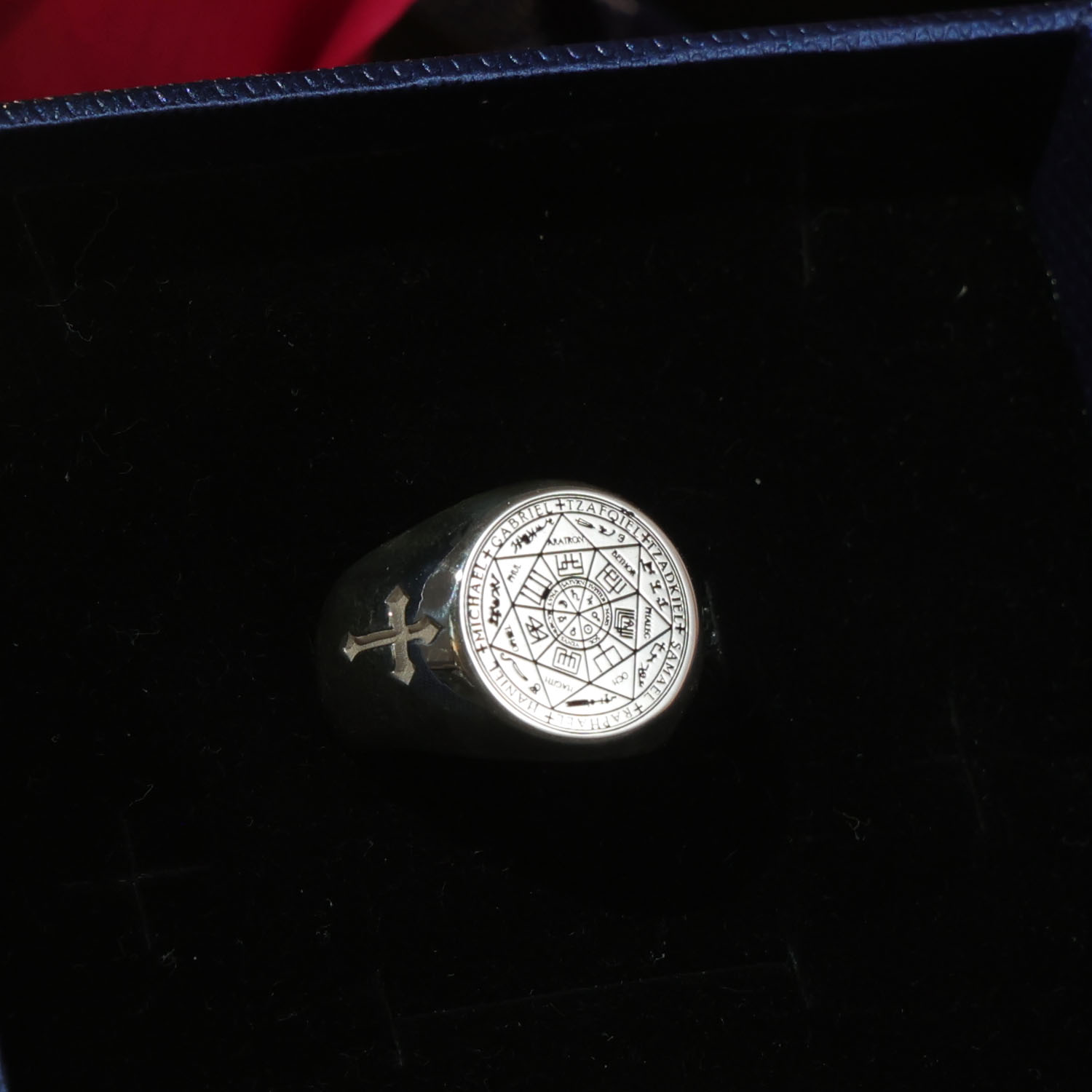 20mm Solid Signet Ring 925 Sil – Signet Ring Men recenzja i cena