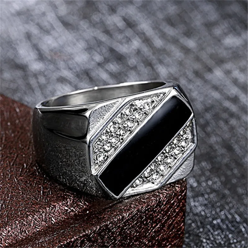 Signet Square Finger Rings For – Signet Ring Men recenzja i cena