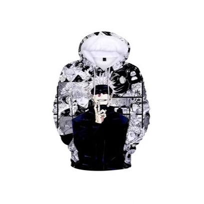 Anime Jujutsu Kaisen Hooded Sw – Men Accessories Unique recenzja i cena