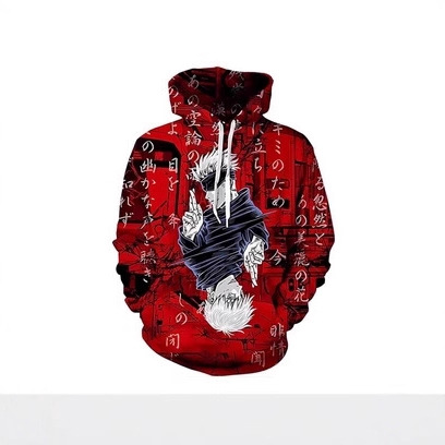 Anime Jujutsu Kaisen Hooded Sw – Men Accessories Unique recenzja i cena