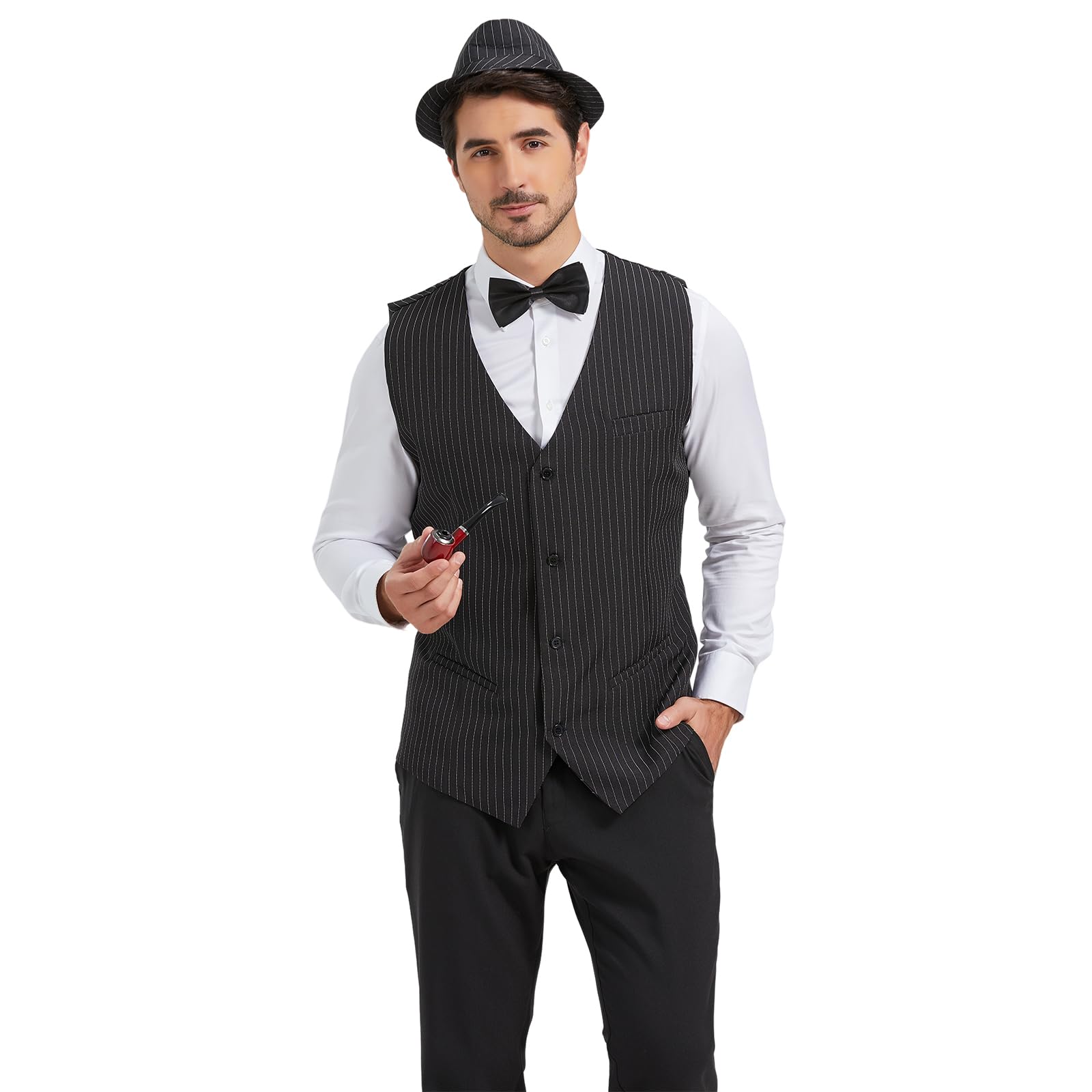 1920s Men's Gangster Costume S – Men Accessories Hk recenzja i cena