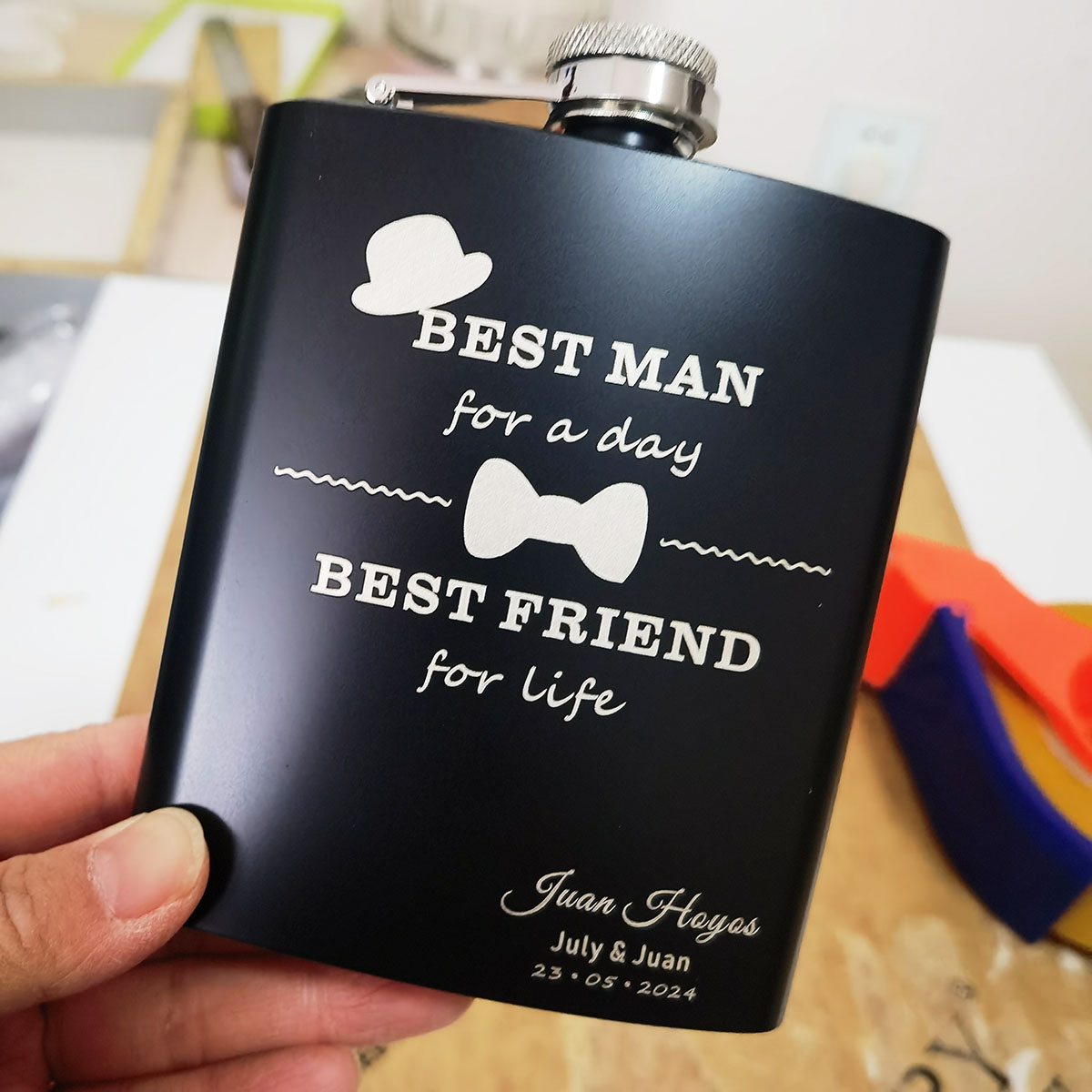 Custom Engraved Flask for Men  – Flask Stainless Steel recenzja i cena